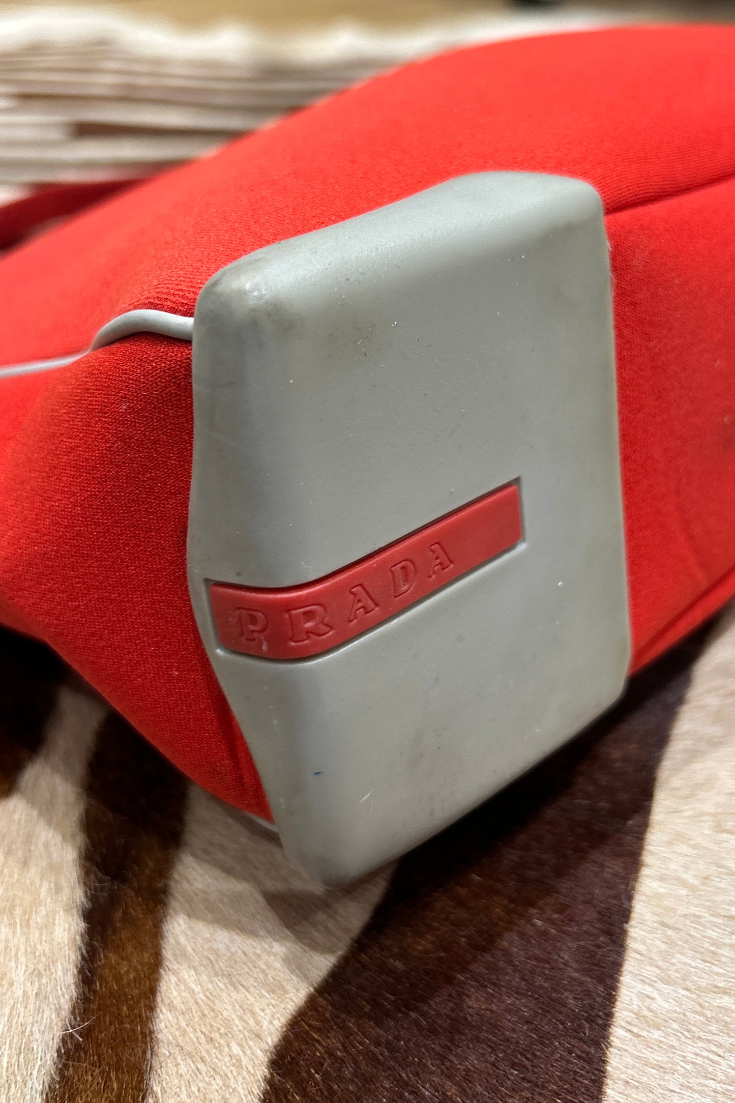 Red prada bag