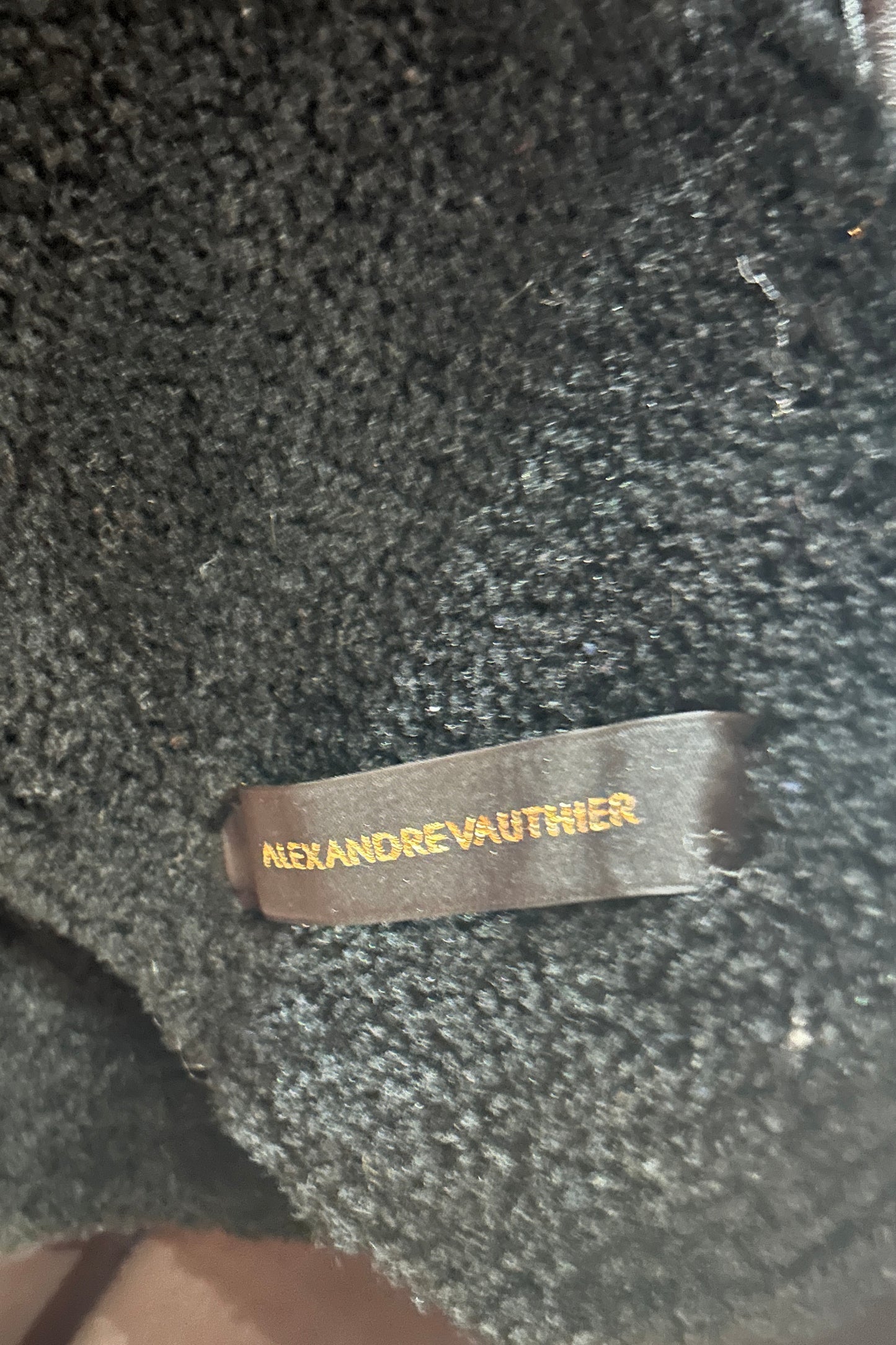 Black Alexandre Vauthier bomber jacket