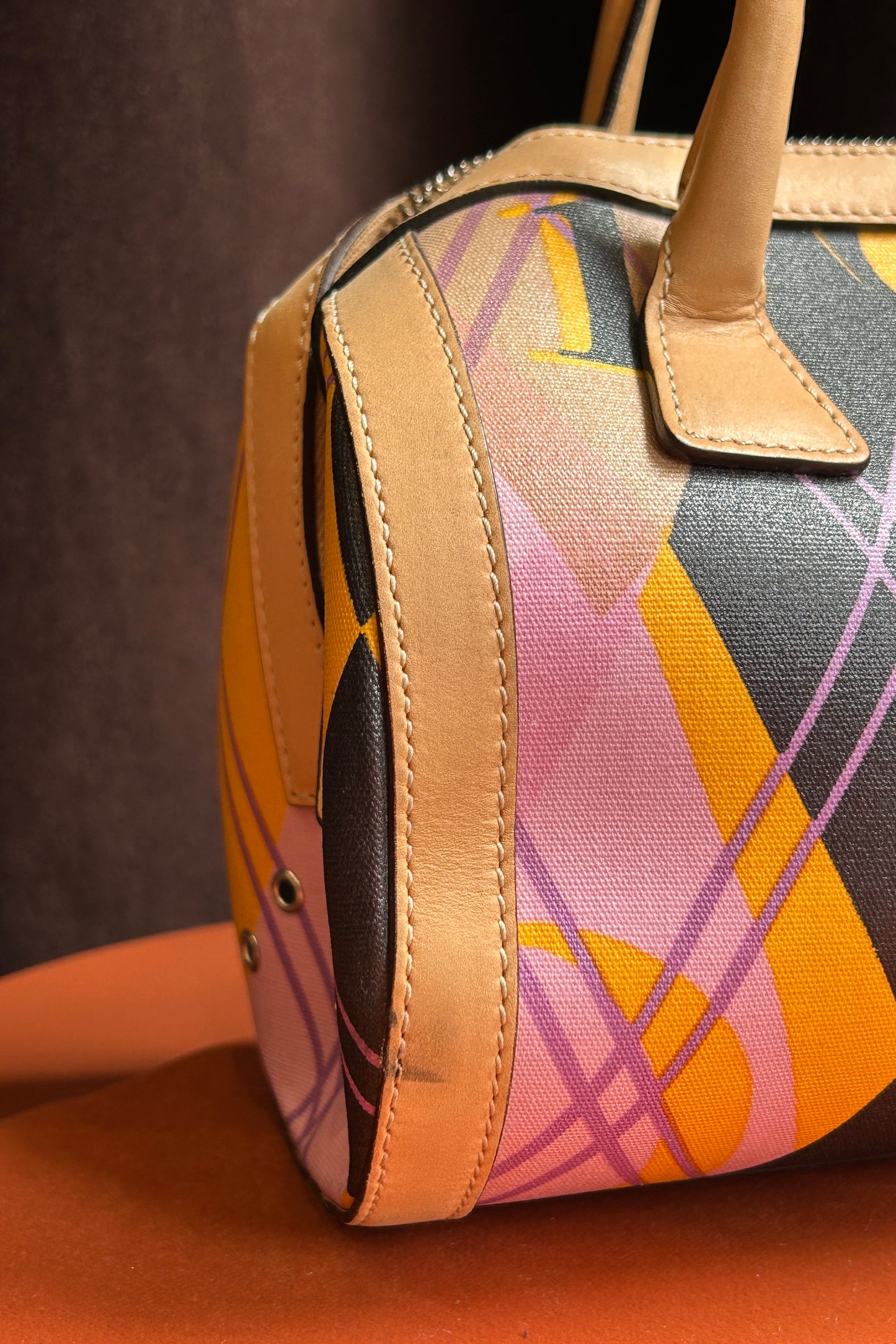 Christian Dior Bulling Arlequin Boston Bag by John Galliano
