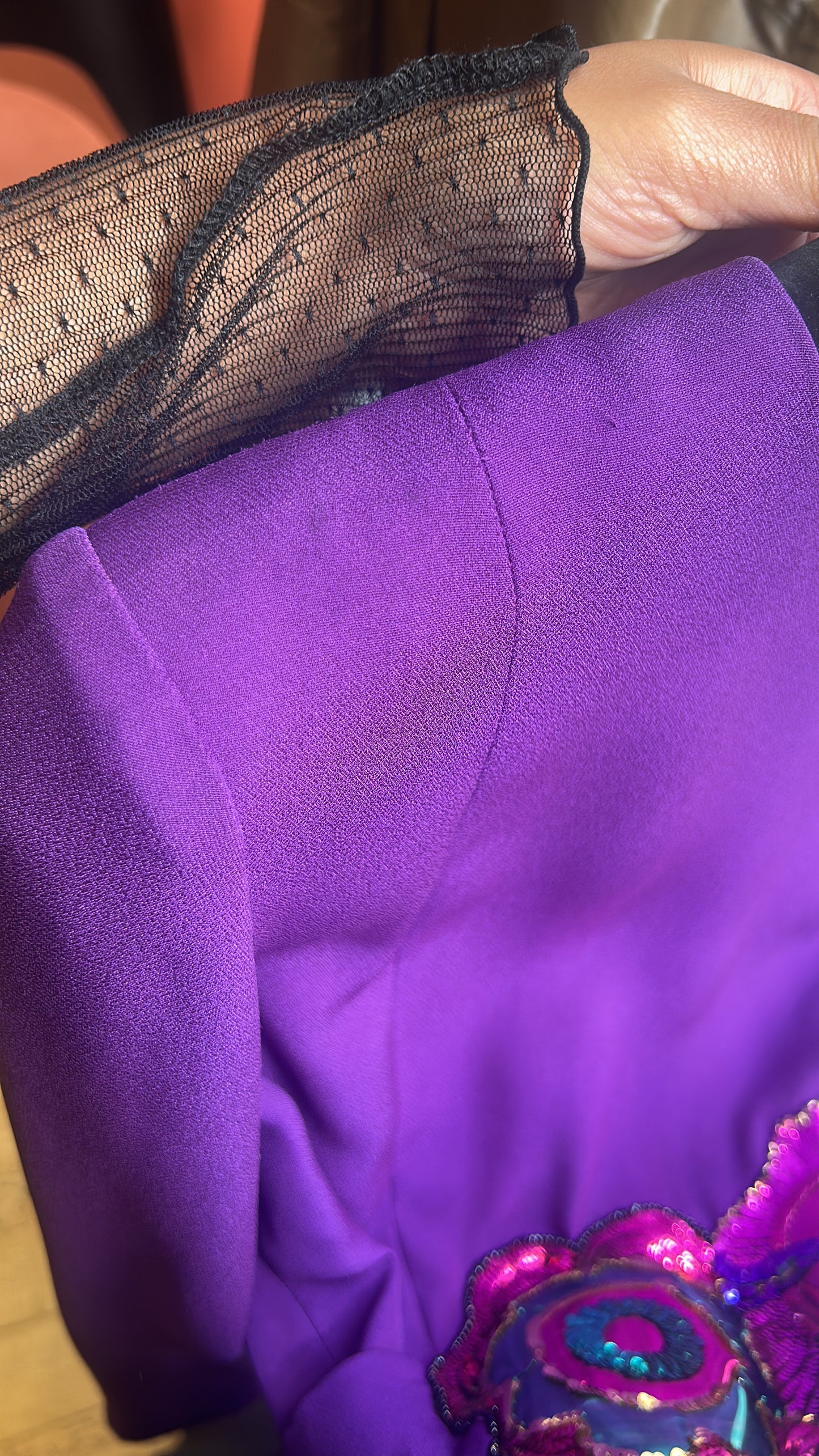 Violet Jumpsuit Miss Dior, 1970s