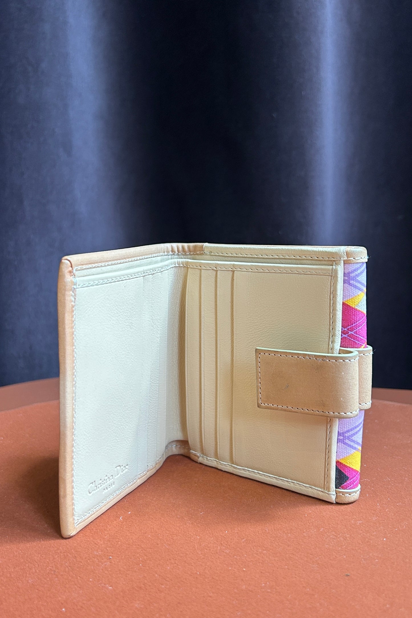Christian Dior Galliano Arlequin Leather Wallet