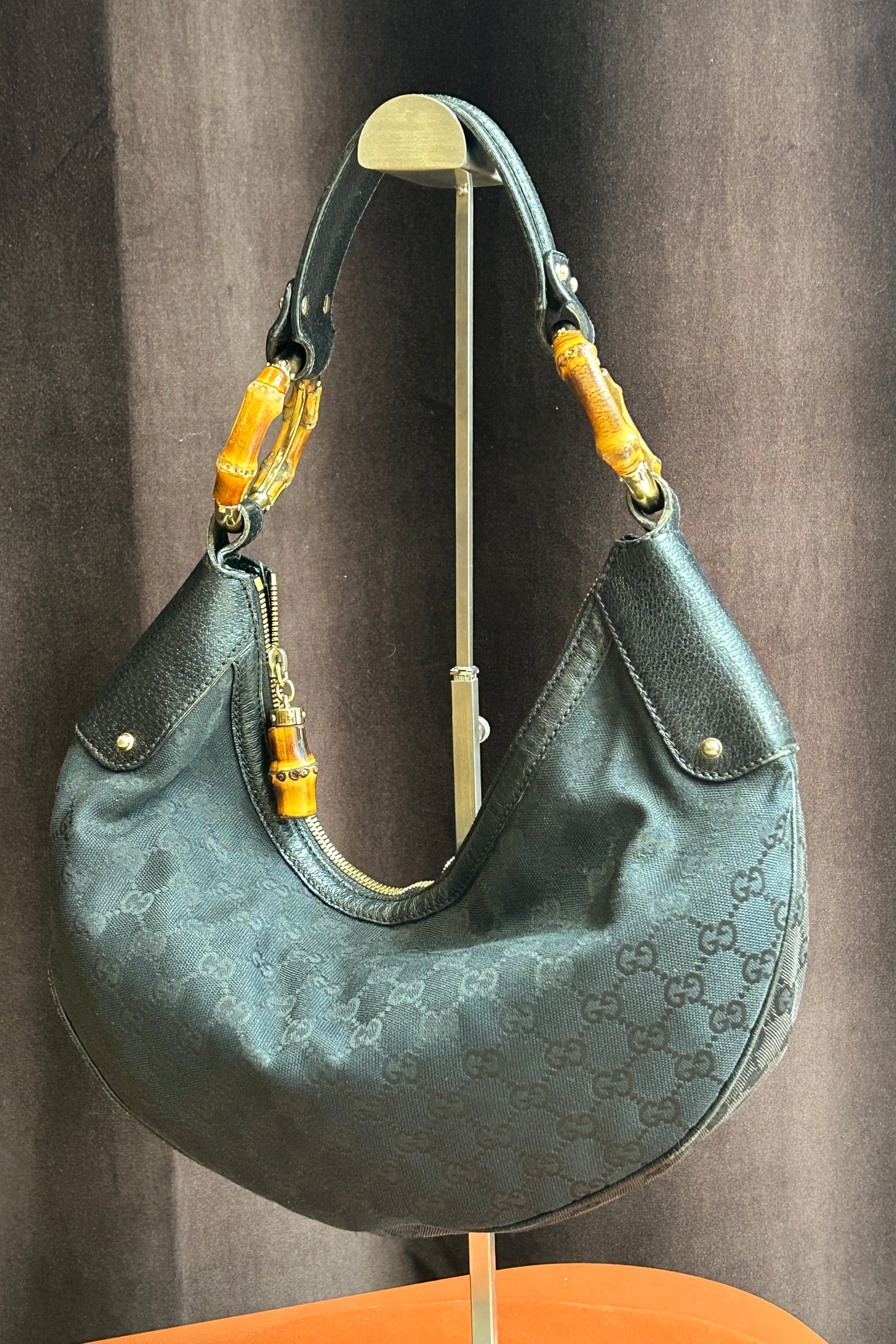 Gucci Bamboo Ring Hobo Bag