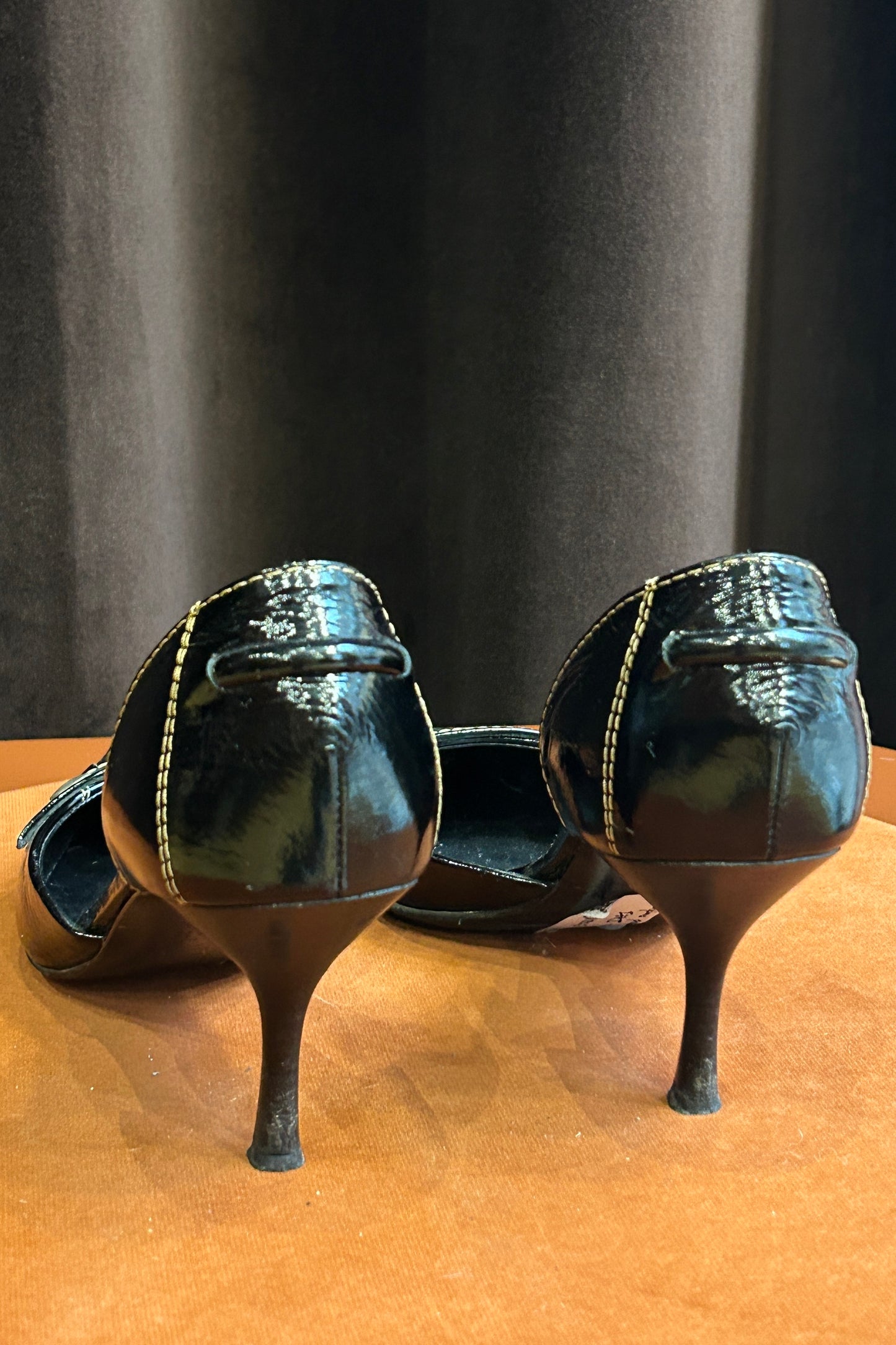Grey Mer Black Patent Leather Pumps – Italian Elegance, 2000s