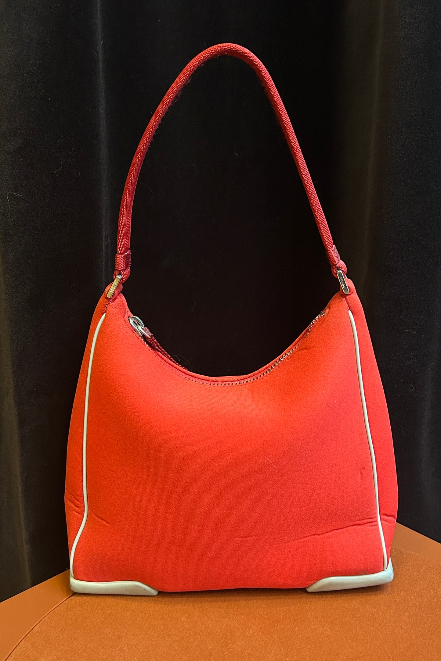 Red prada bag