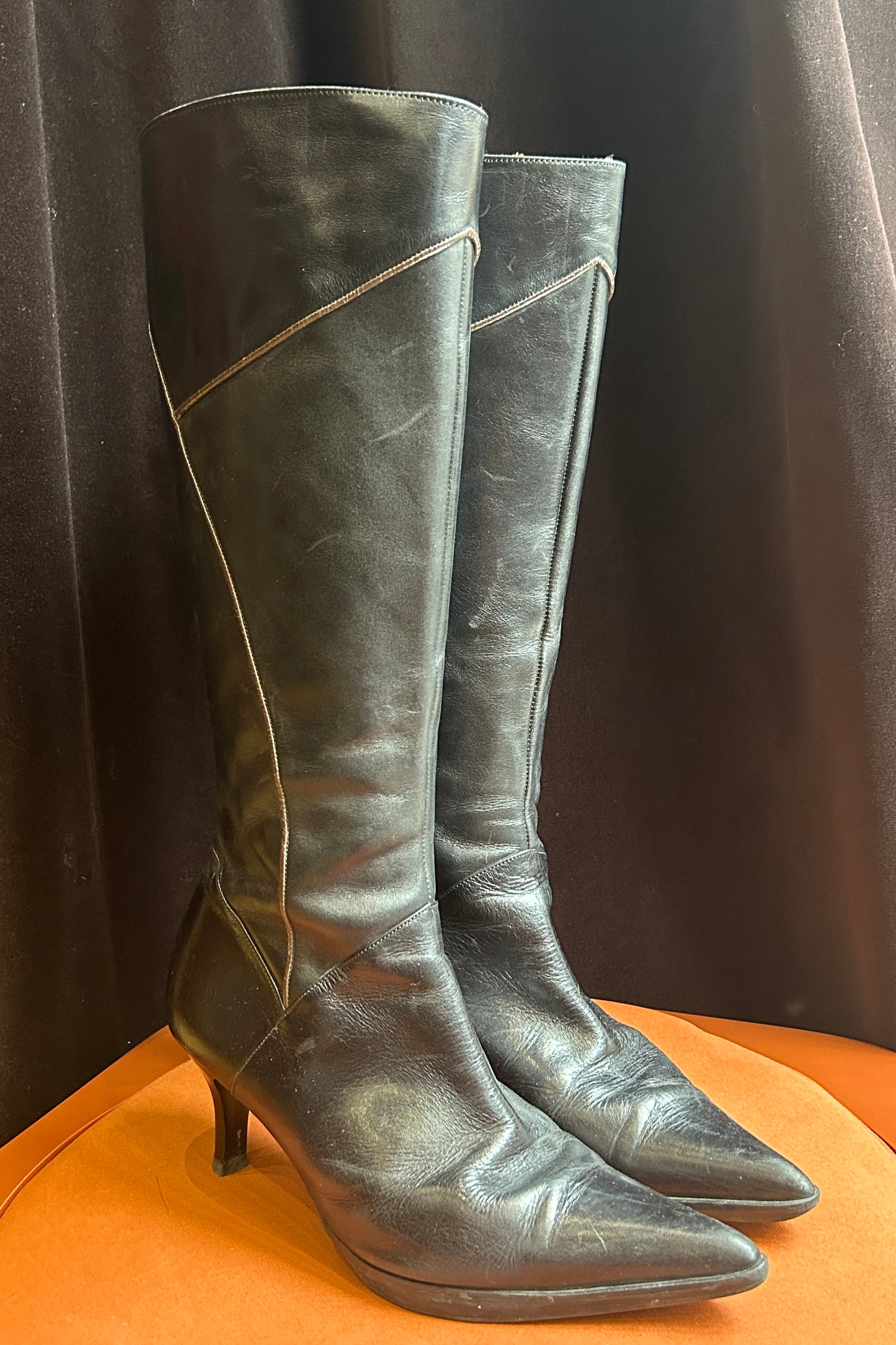 Bottes noires Y2K