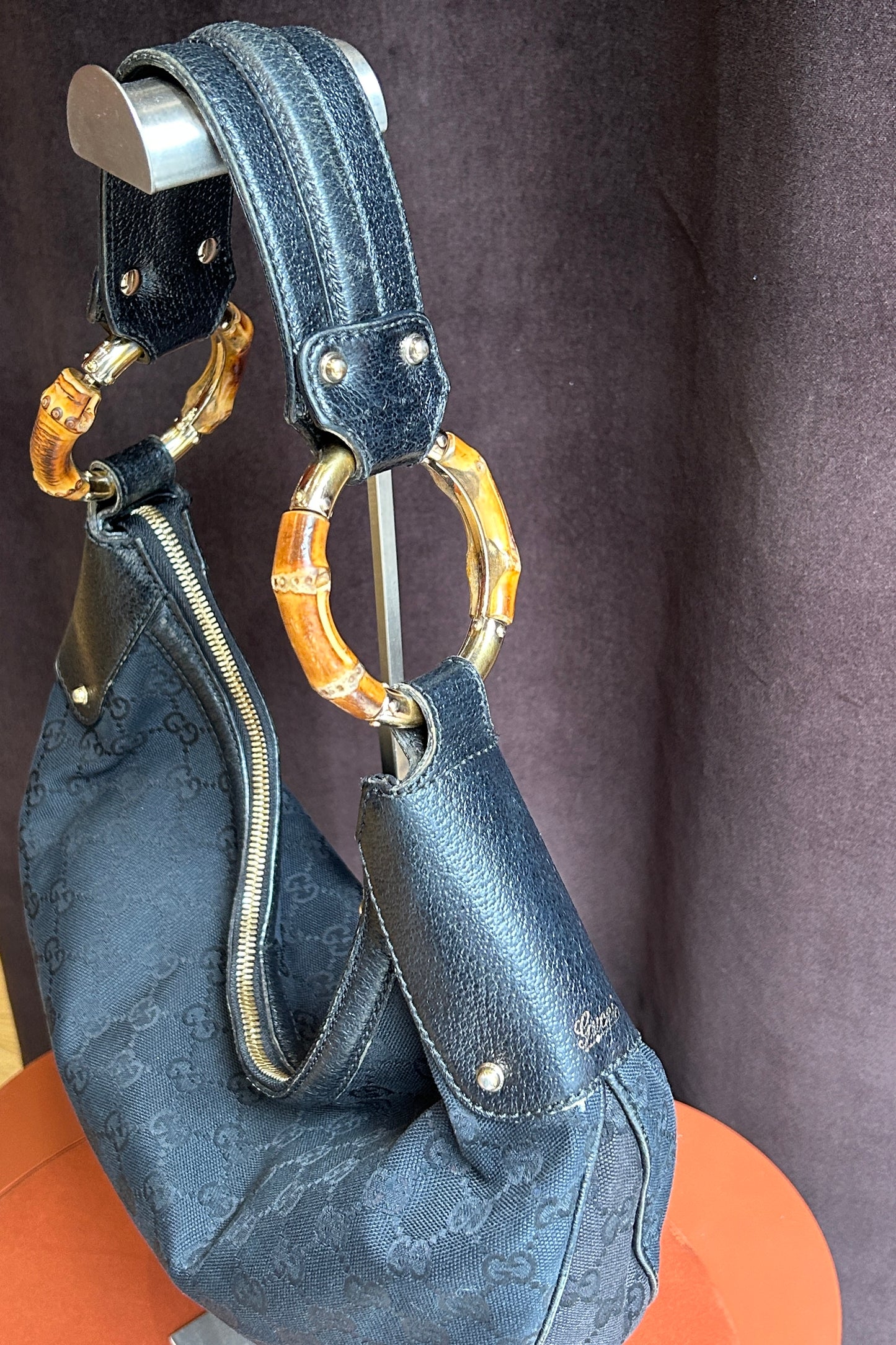 Gucci Bamboo Ring Hobo Bag