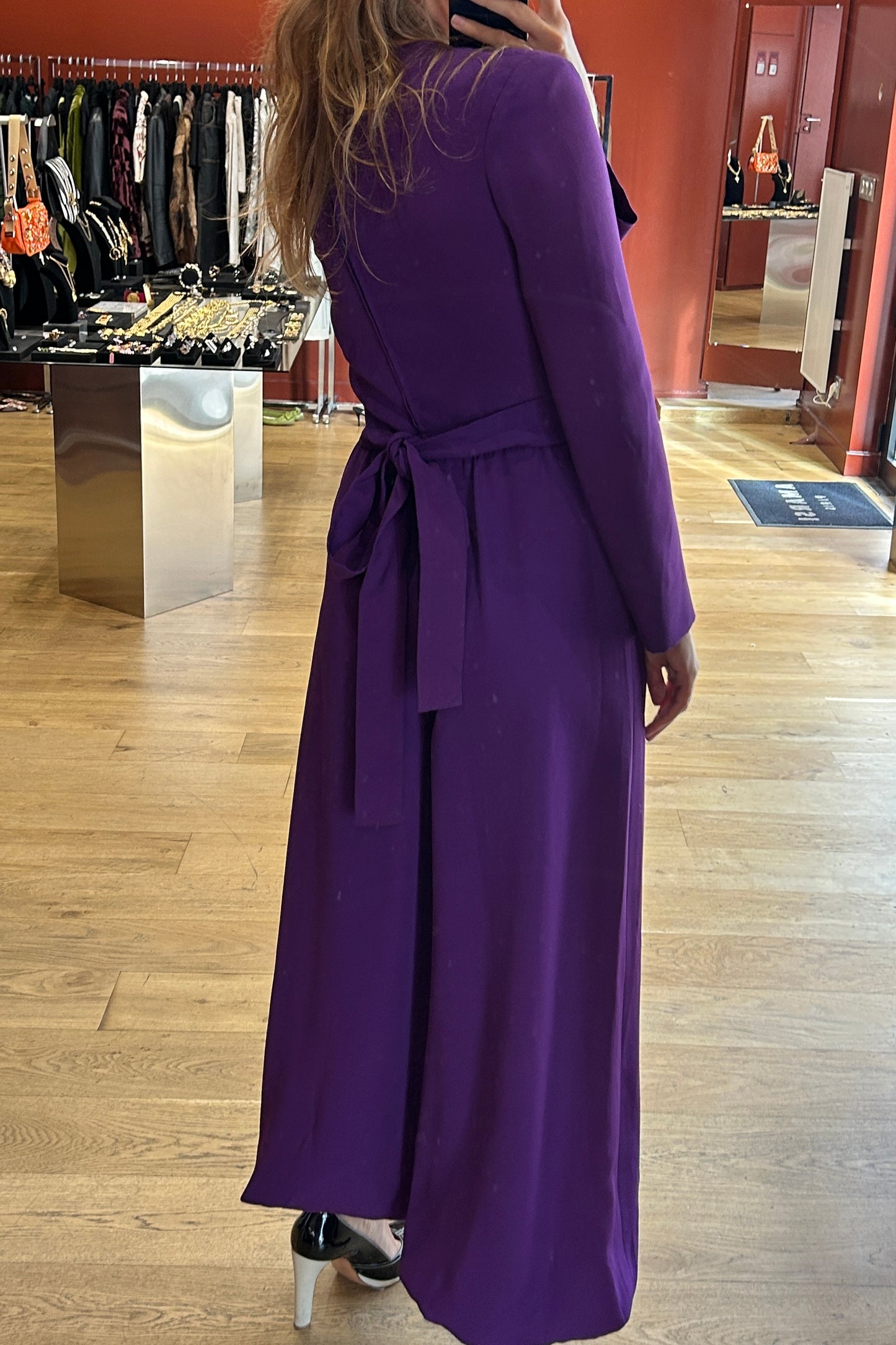Violet Jumpsuit Miss Dior, 1970s