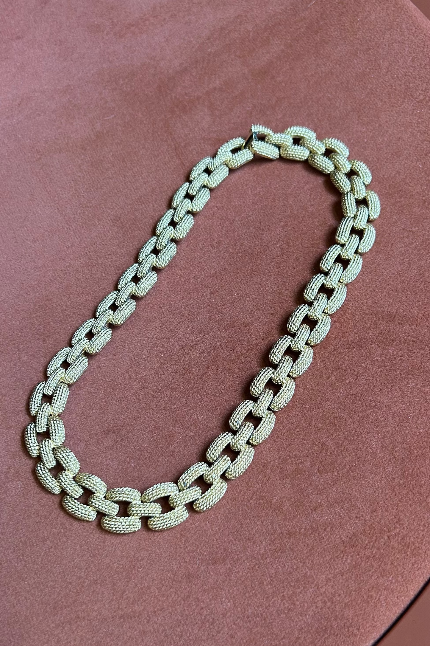 Vintage Monet 1980s Gold-Tone Chain Necklace