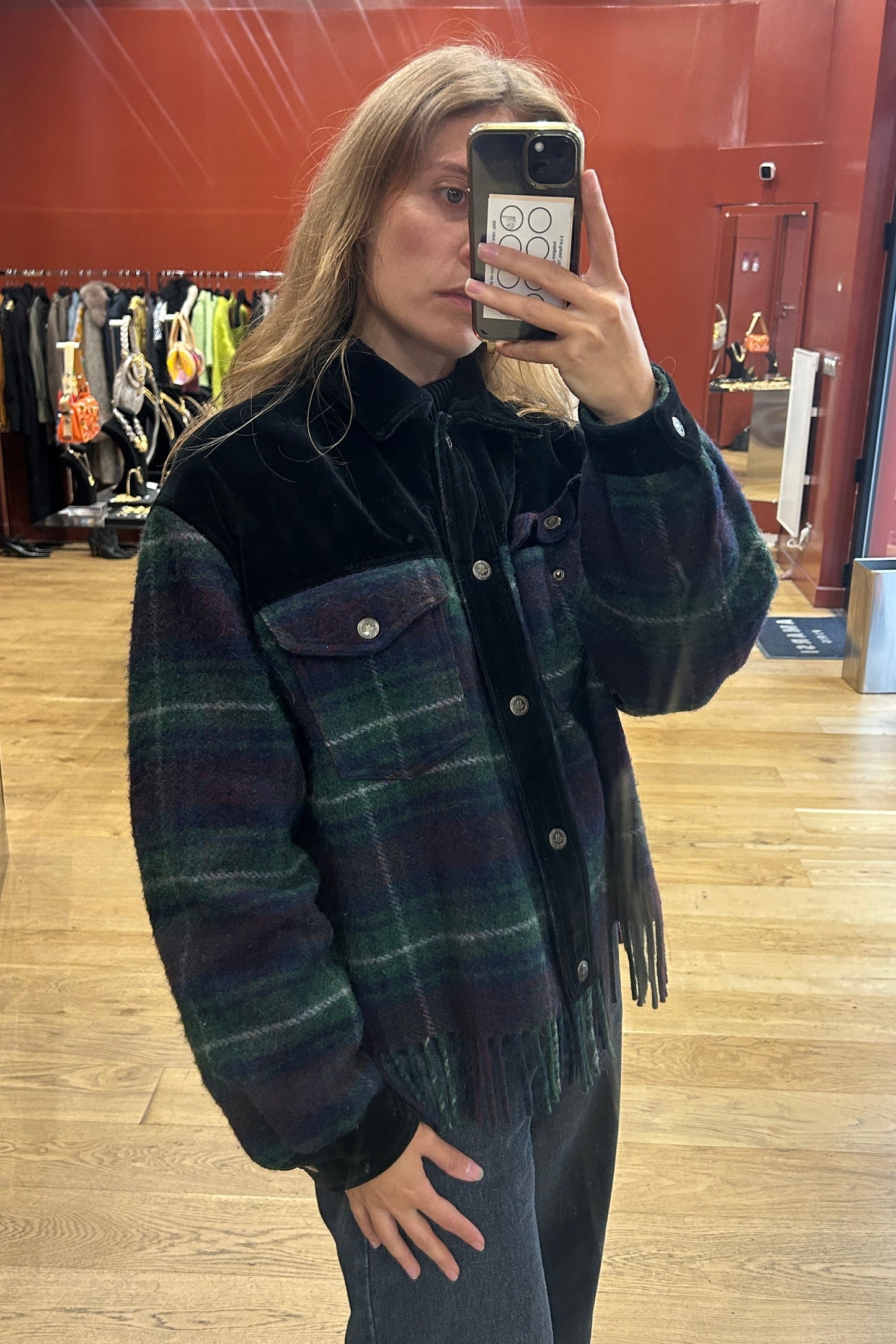 Moschino Jeans Wool Shirt Jacket