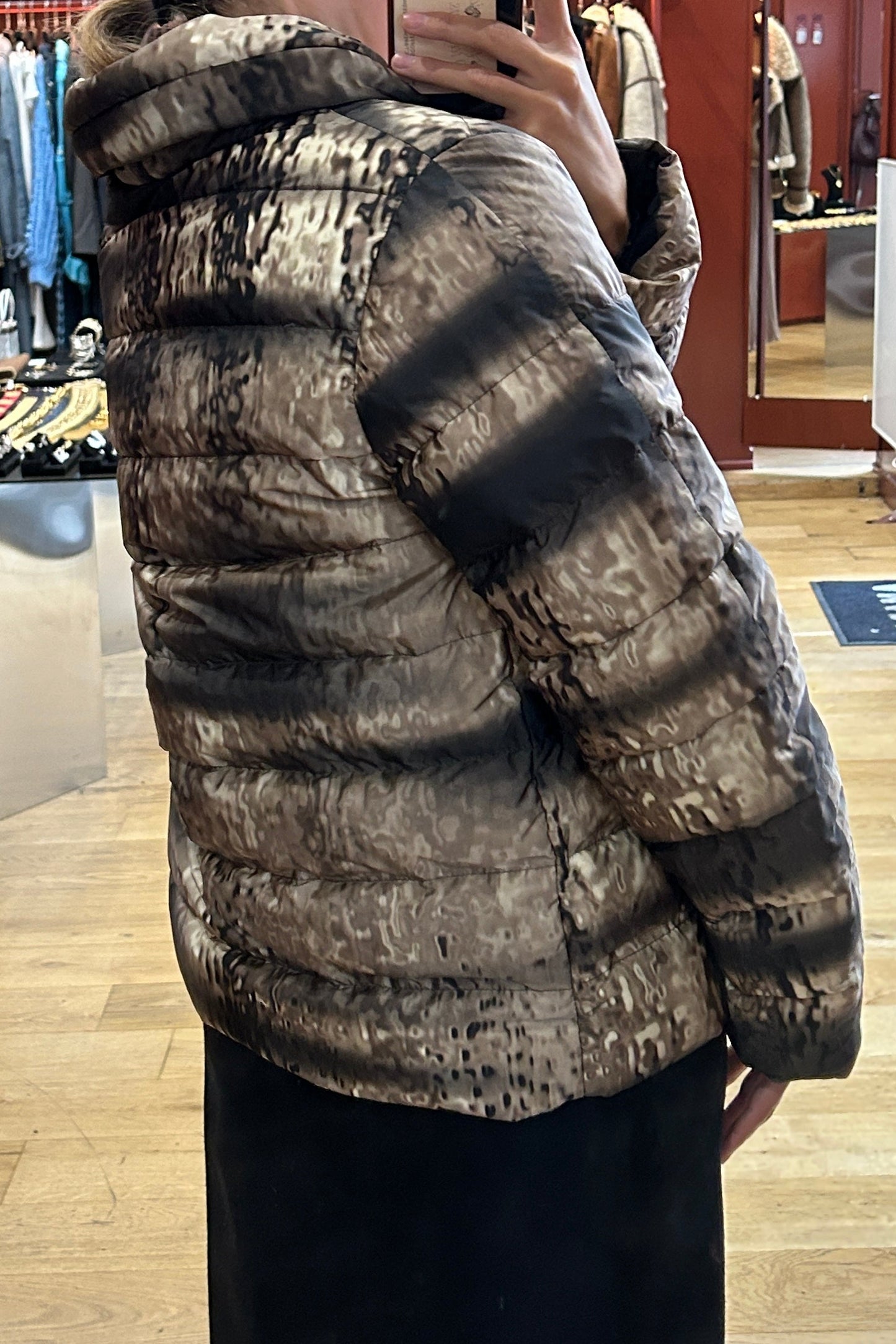 Vintage Printed Puffer Jacket – Prada