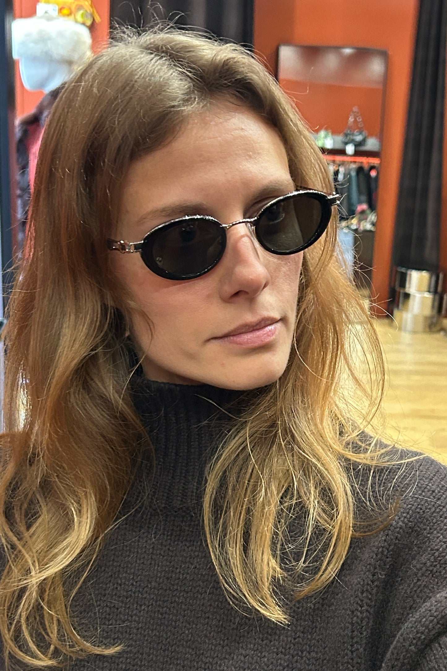 Vintage Moschino Black Sunglasses