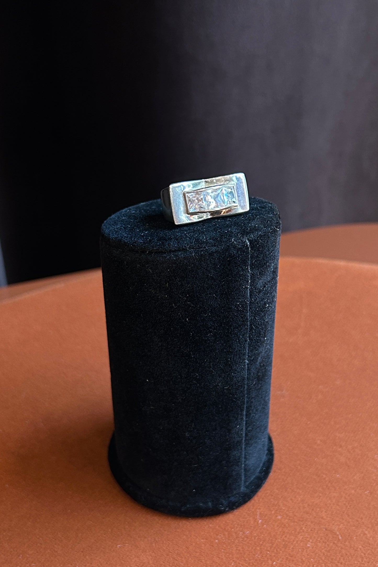 Art Deco Silver Ring – 1940s