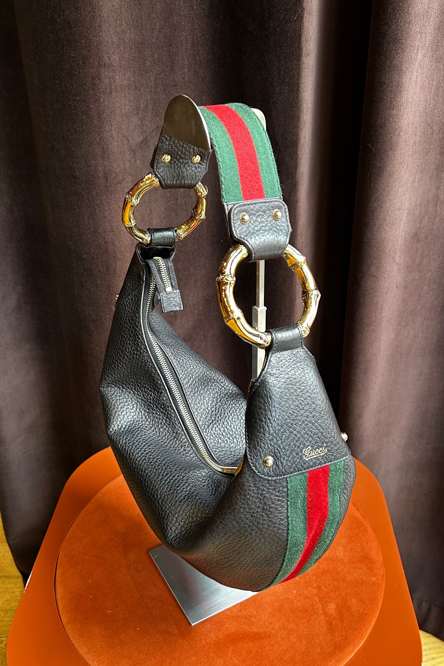 Vintage Gucci Hobo Bamboo ring Bag