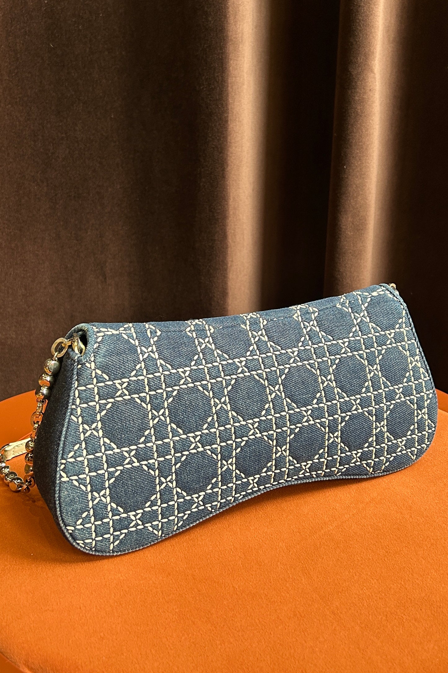 Christian Dior by John Galliano Blue Denim Shoulder Bag – 2000s Vintage Collector’s Piece