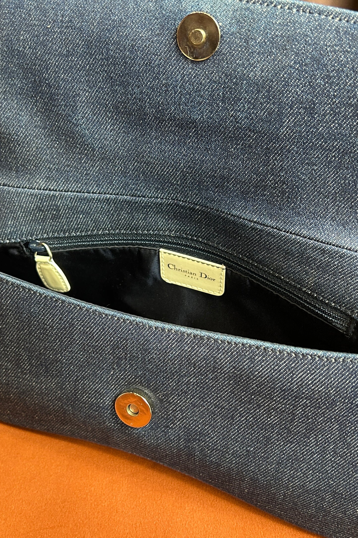 Christian Dior by John Galliano Blue Denim Shoulder Bag – 2000s Vintage Collector’s Piece