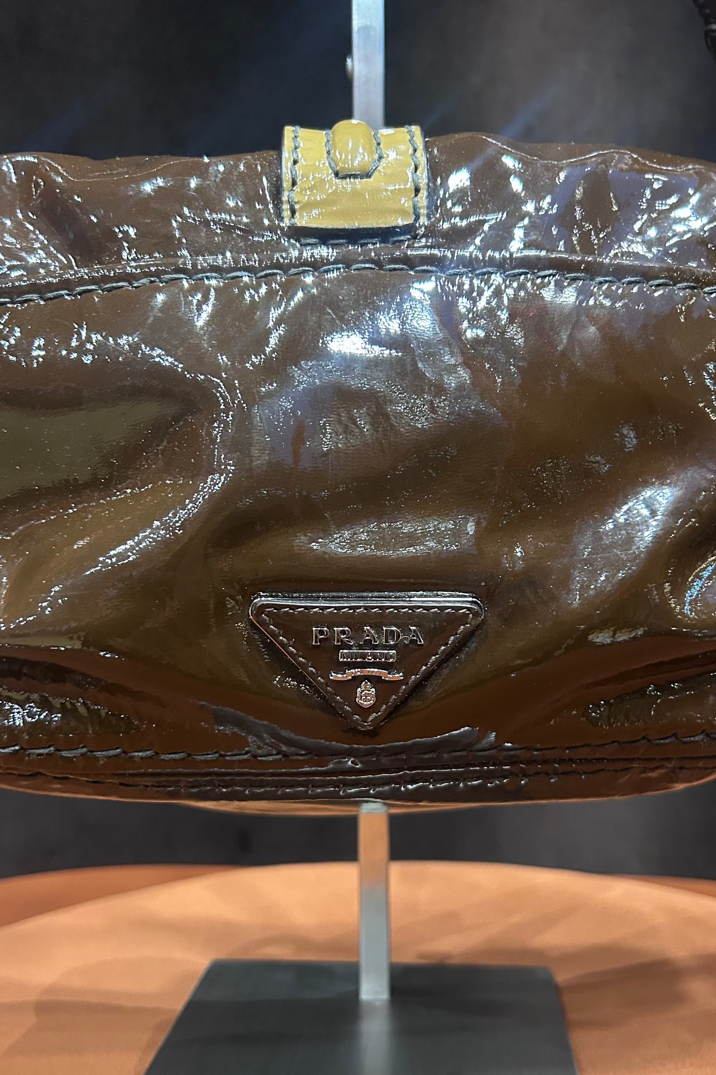 Prada Vintage Leather Shoulder Bag