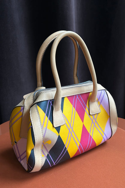 Christian Dior Bulling Arlequin Boston Bag by John Galliano