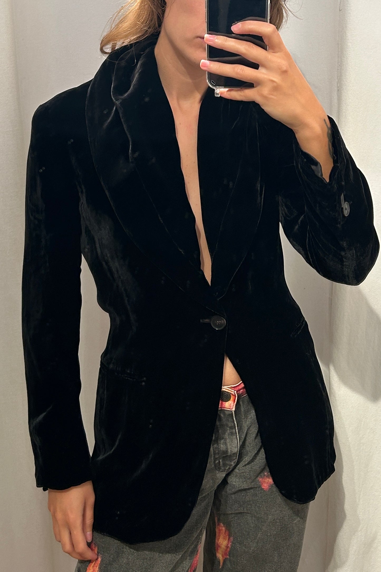 Jean Paul Gaultier Black Velvet Jacket