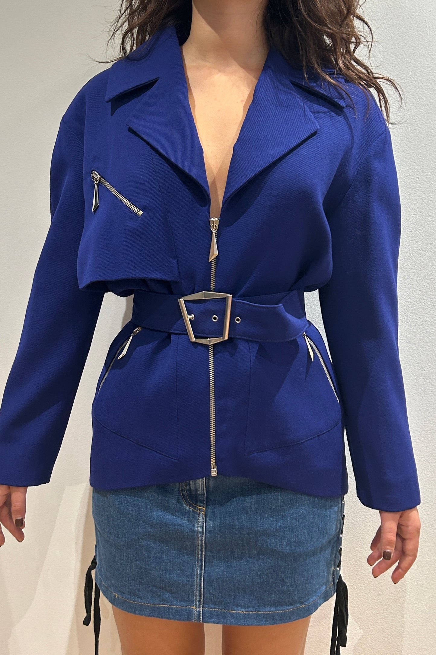 Thierry Mugler Blue Jacket