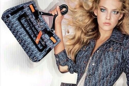 Christian Dior “Remove Before Flight” Trotter Saddle Bag – 2005-2006 by John Galliano