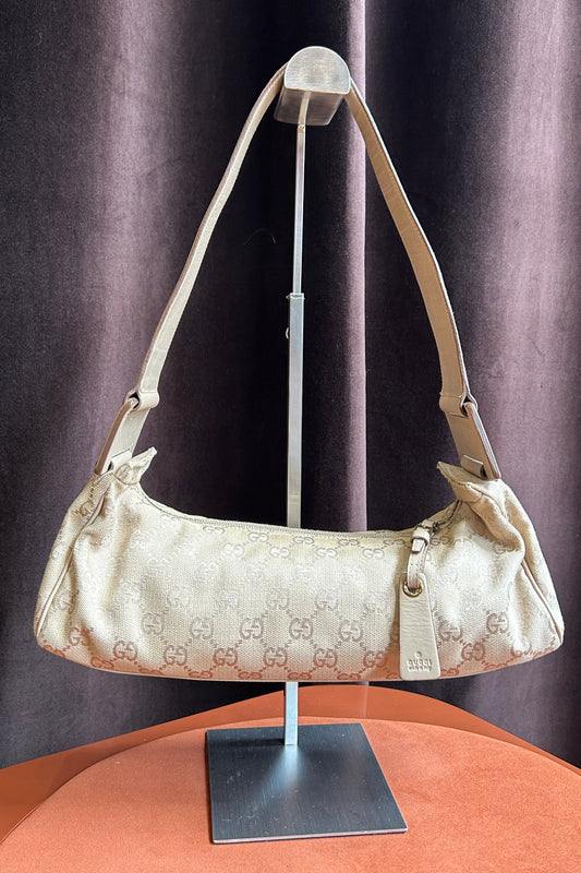 Vintage Monogram Baguette Gucci Bag