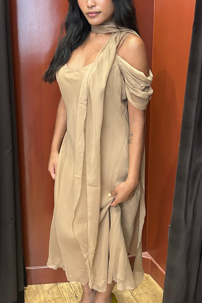 Renato Nucci Silk Midi Dress