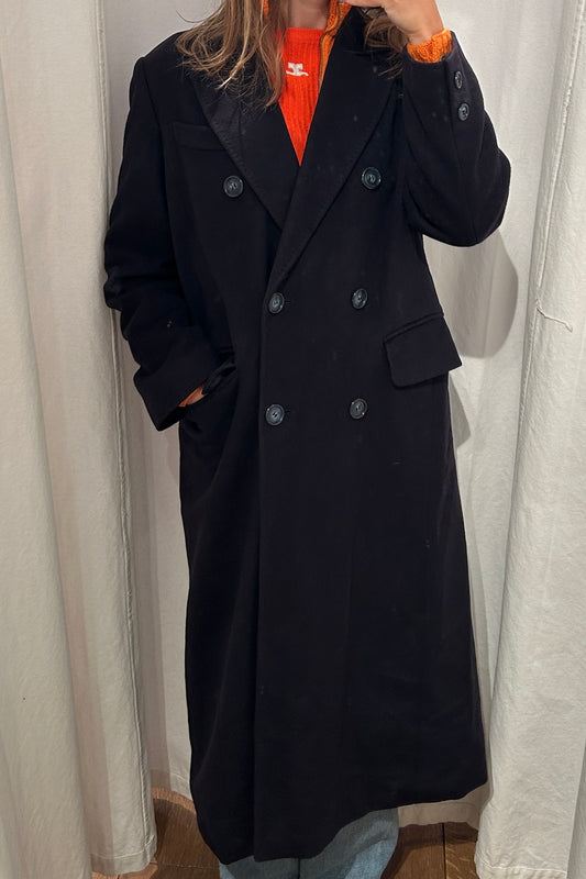 Manteau Max Mara noir 100% cachemire