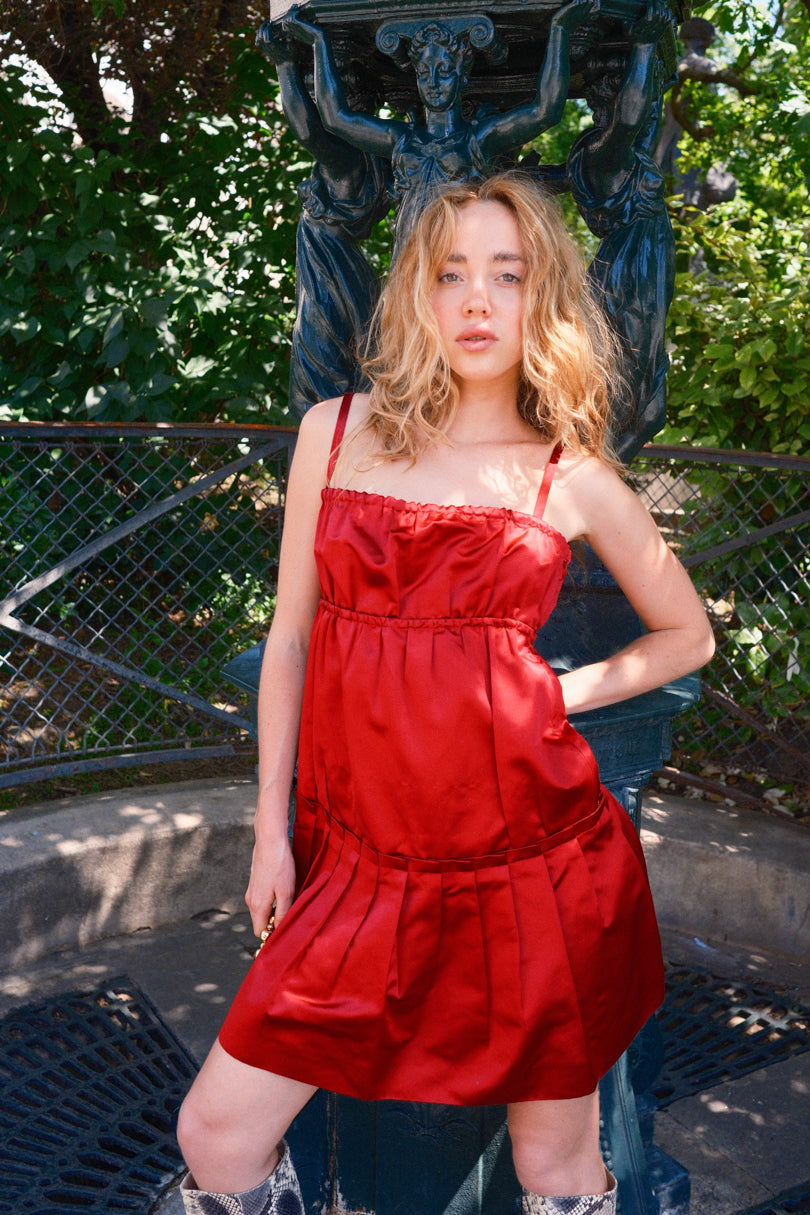 Prada Fuchsia Silk Dress