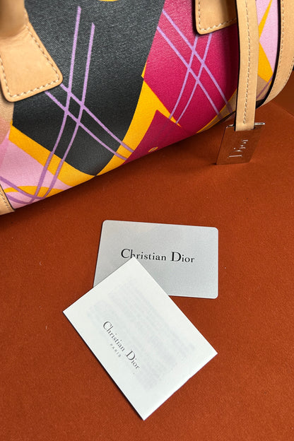 Christian Dior Bulling Arlequin Boston Bag by John Galliano