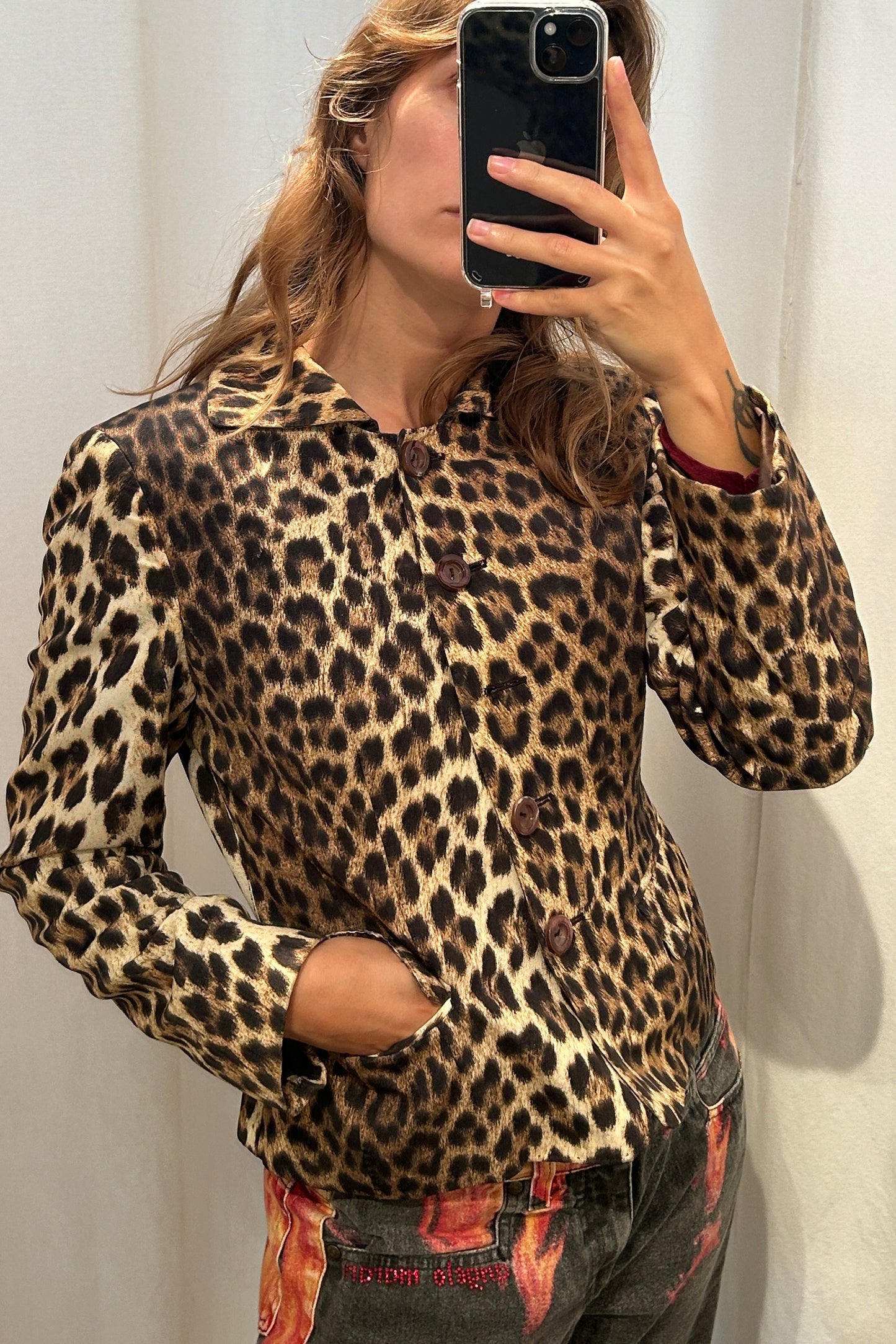 Moschino leopard jacket