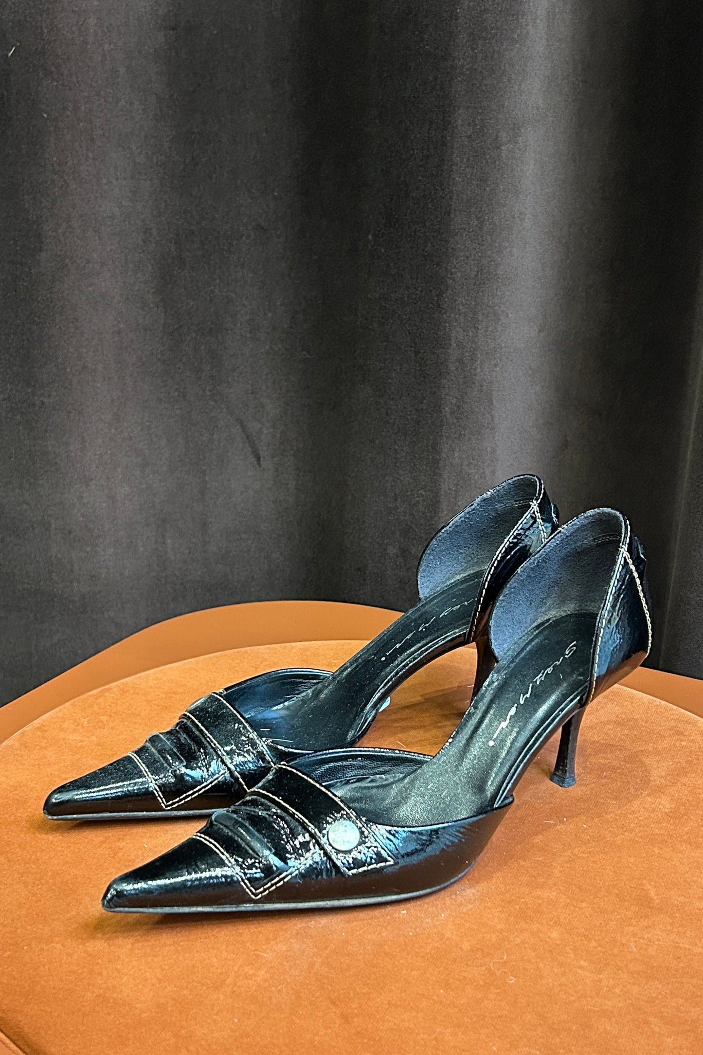 Grey Mer Black Patent Leather Pumps – Italian Elegance, 2000s