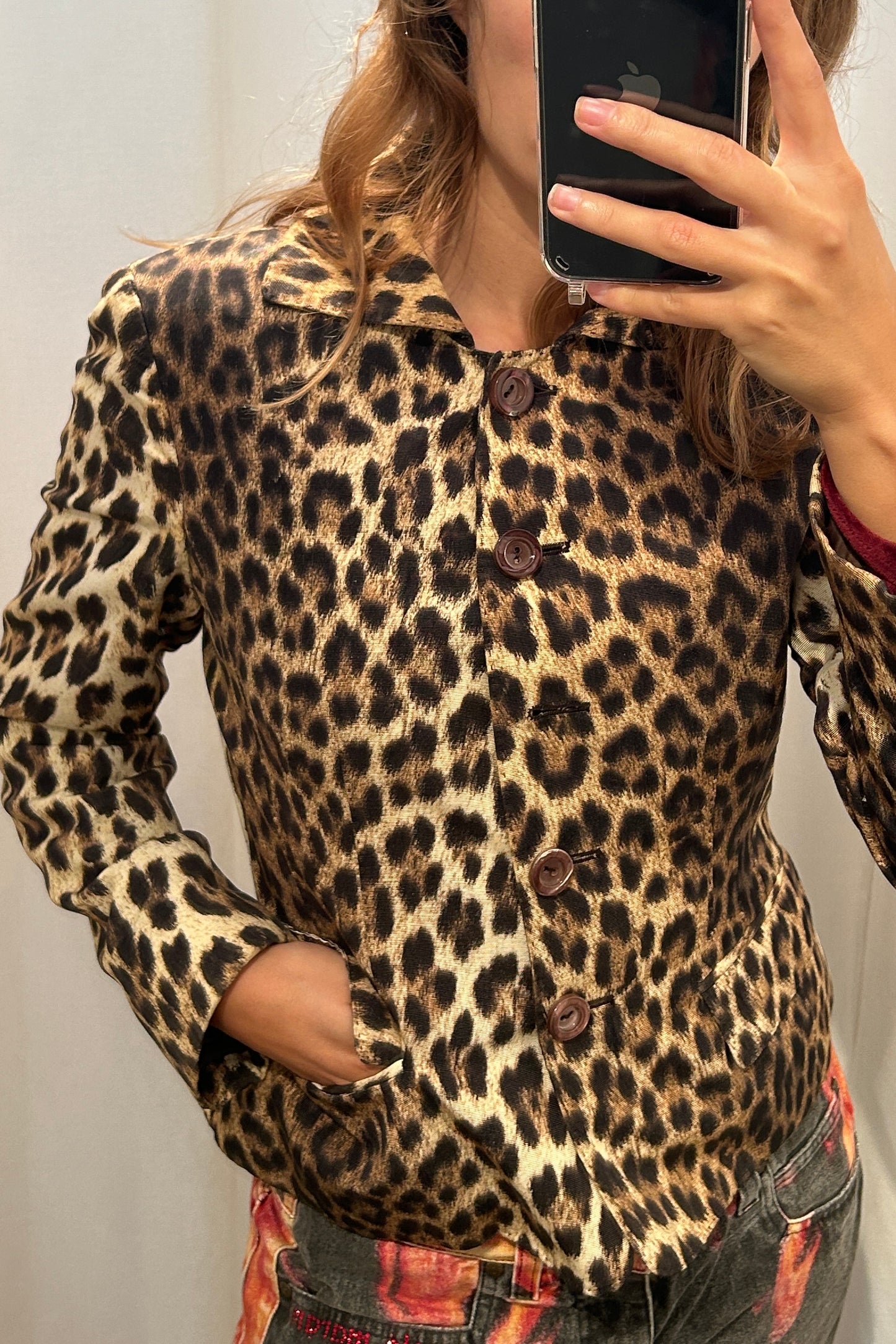 Moschino leopard jacket