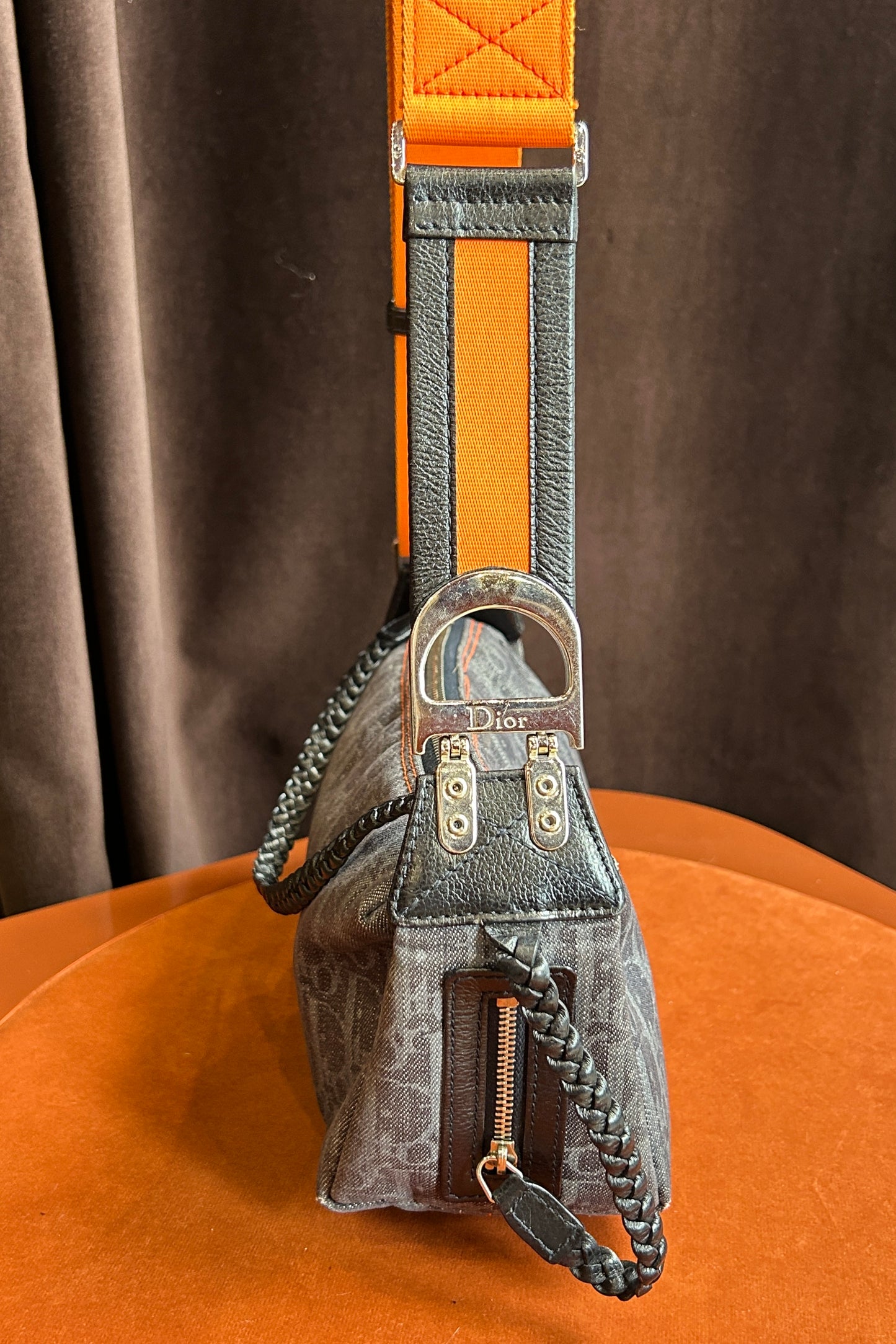 Christian Dior “Remove Before Flight” Trotter Saddle Bag – 2005-2006 by John Galliano