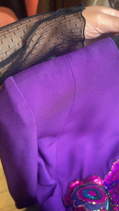 Violet Jumpsuit Miss Dior, 1970s