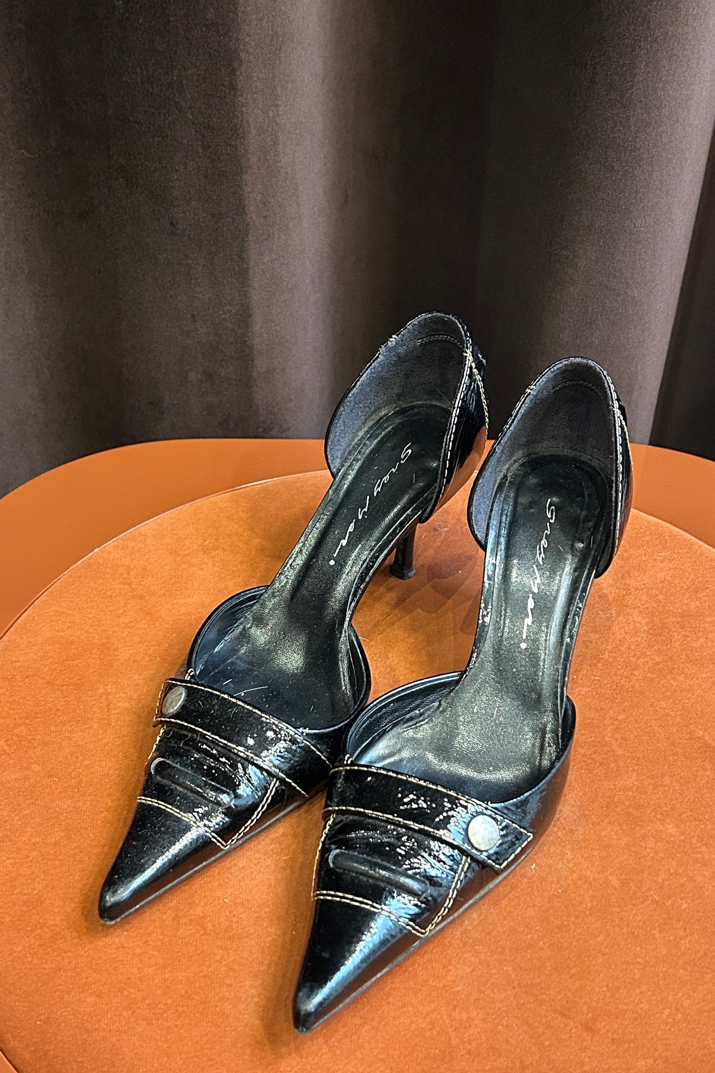 Grey Mer Black Patent Leather Pumps – Italian Elegance, 2000s