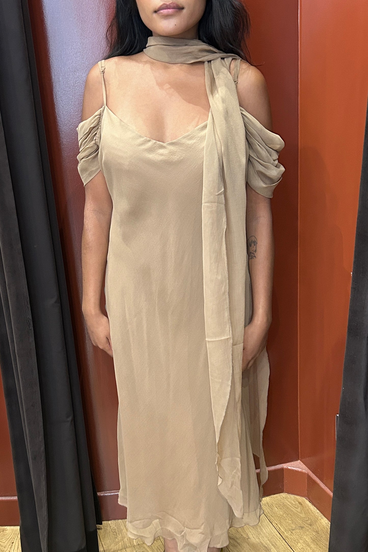 Renato Nucci Silk Midi Dress