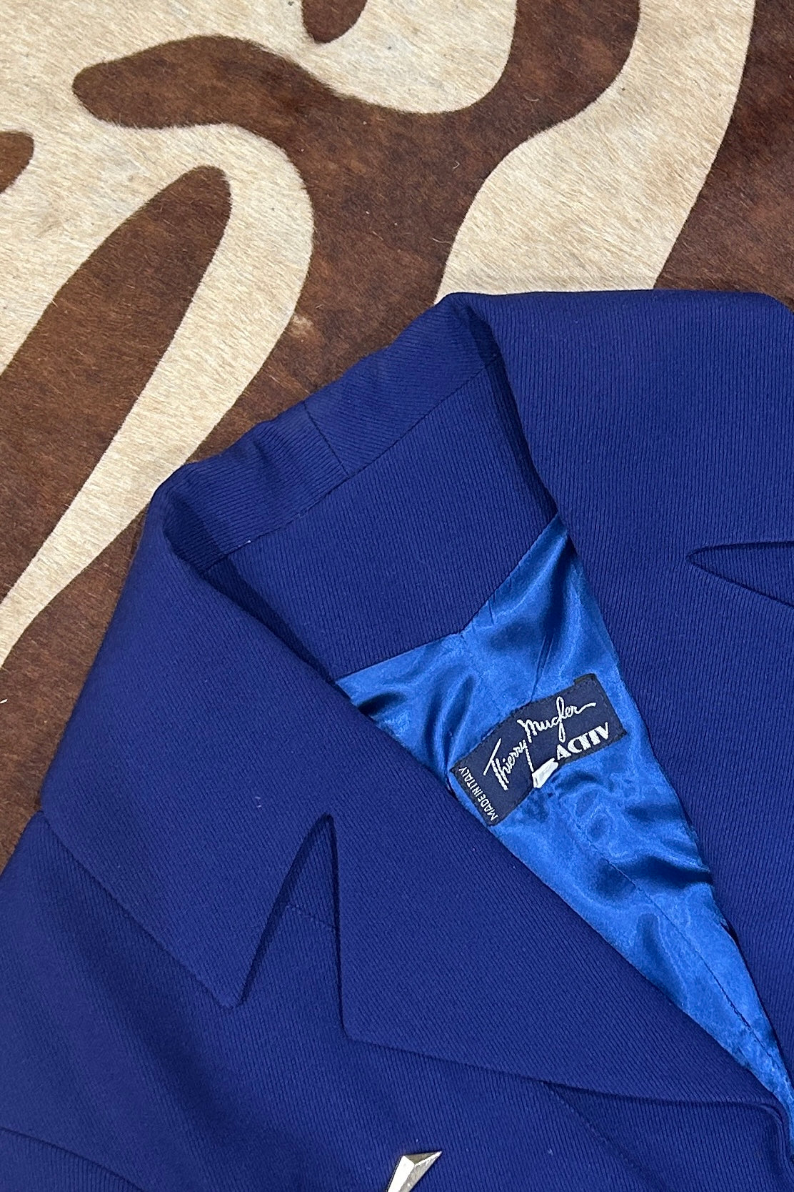 Thierry Mugler Blue Jacket