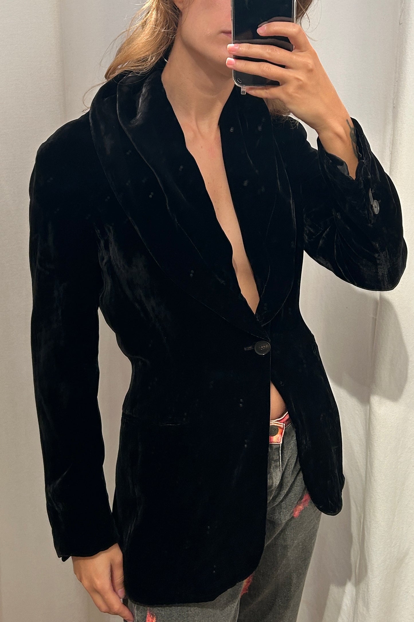 Jean Paul Gaultier Black Velvet Jacket