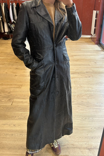 Long black Redskin coat