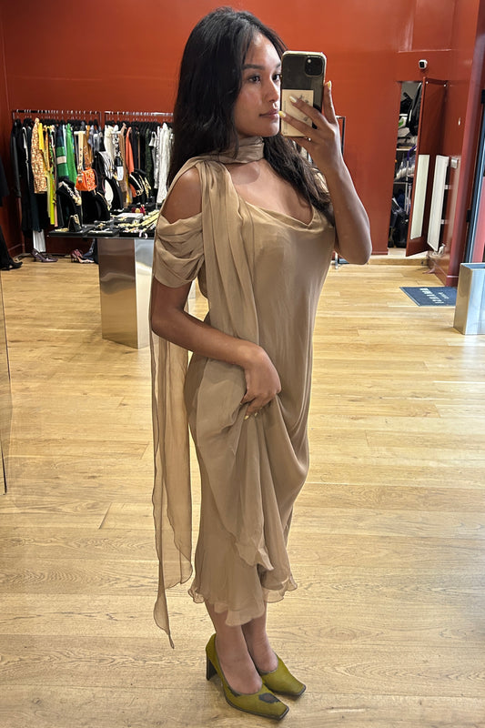 Renato Nucci Silk Midi Dress