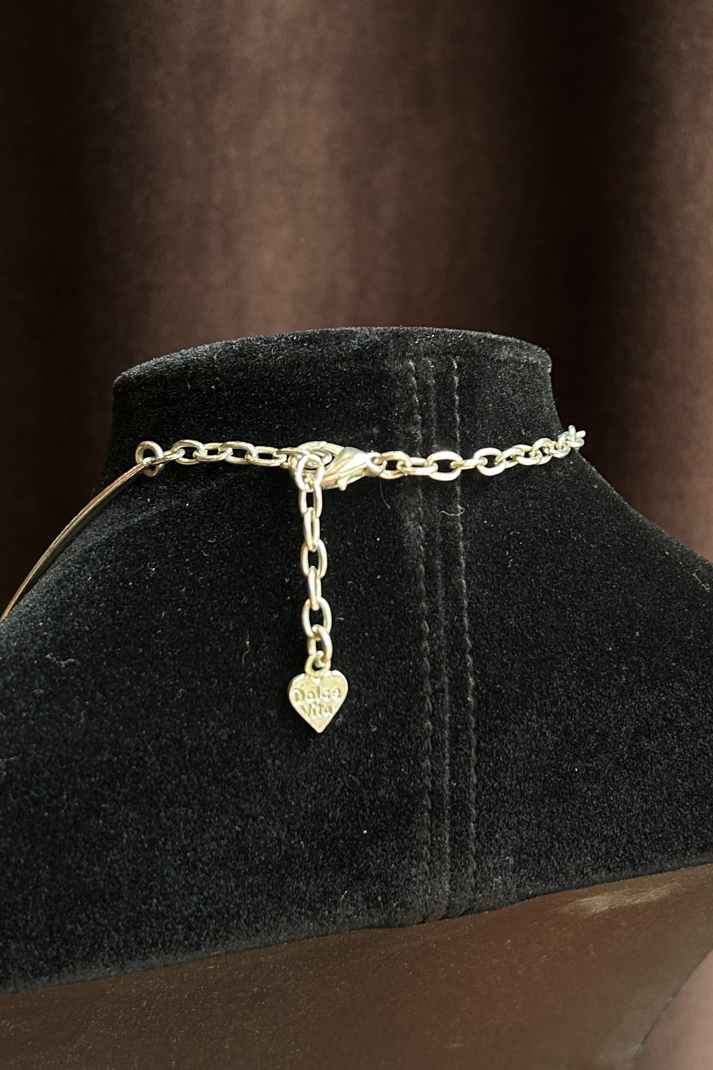 Dolce Vita Silver-Tone XXL Flower Pendant Necklace