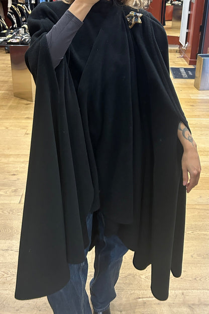 Vintage Marianne Gray 80s Black Cape