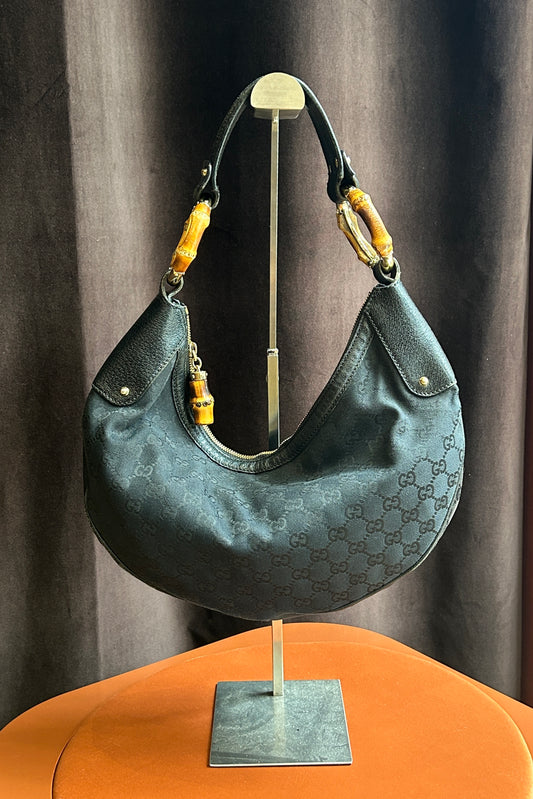 Gucci Bamboo Ring Hobo Bag