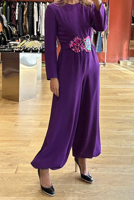 Violet Jumpsuit Miss Dior, 1970s