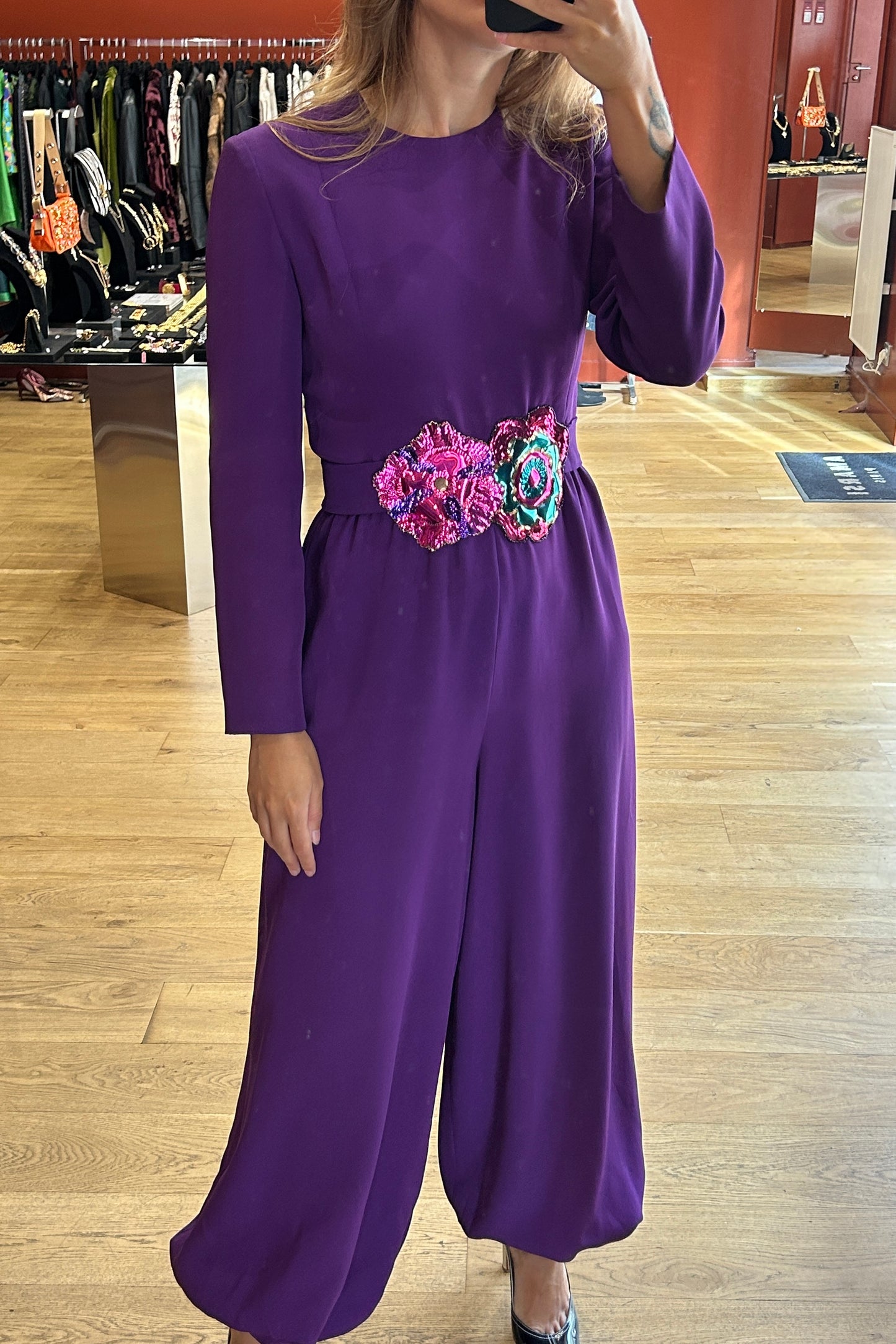 Violet Jumpsuit Miss Dior, 1970s