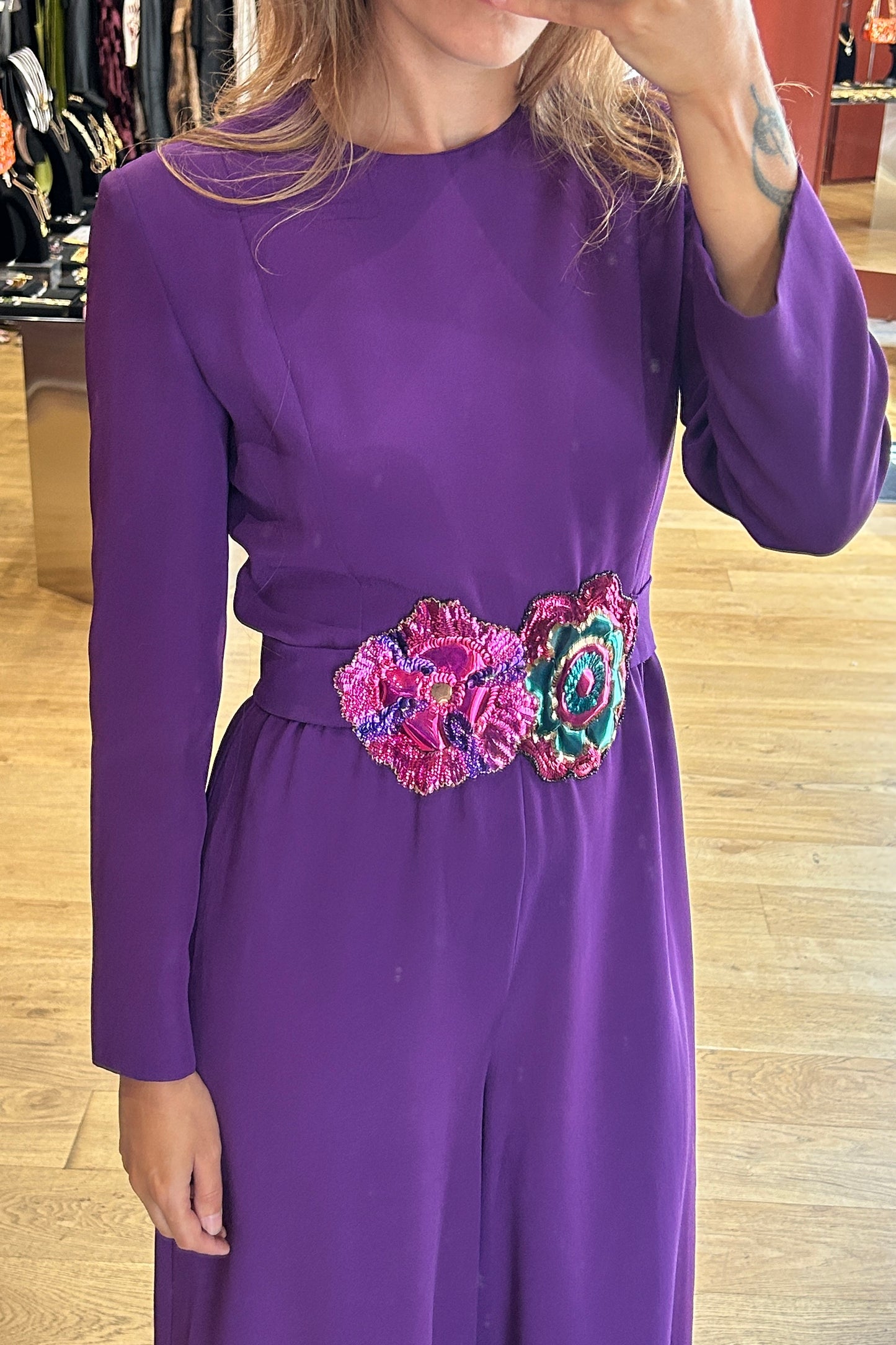 Violet Jumpsuit Miss Dior, 1970s