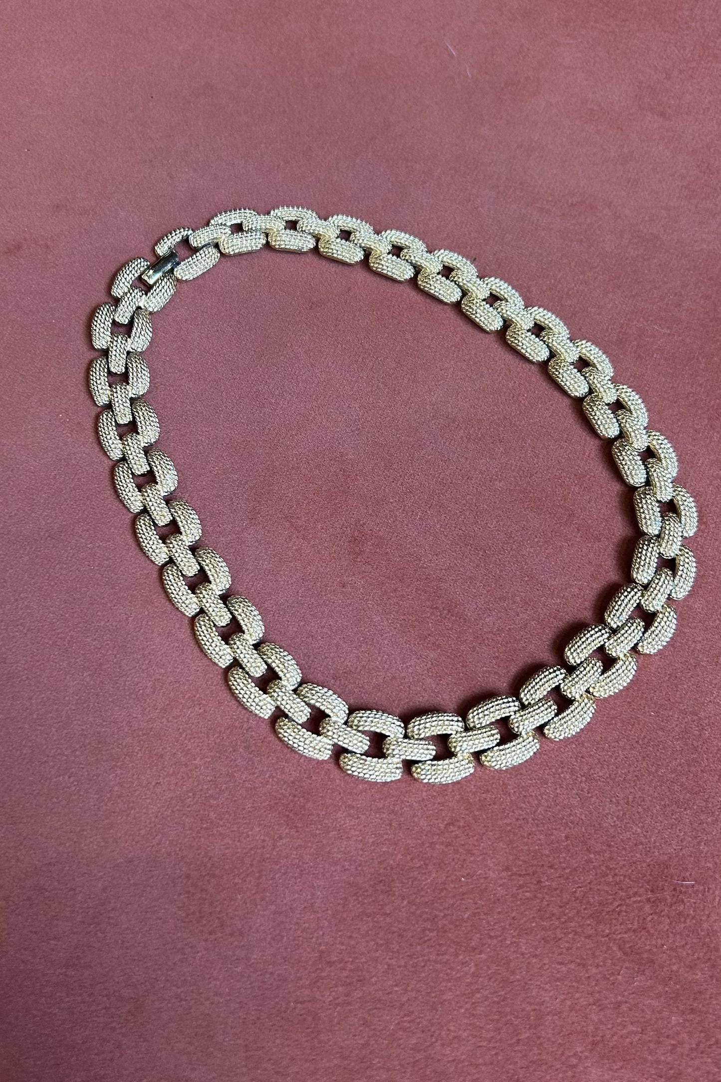 Vintage Monet 1980s Gold-Tone Chain Necklace