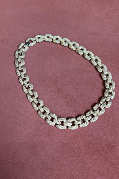 Vintage Monet 1980s Gold-Tone Chain Necklace