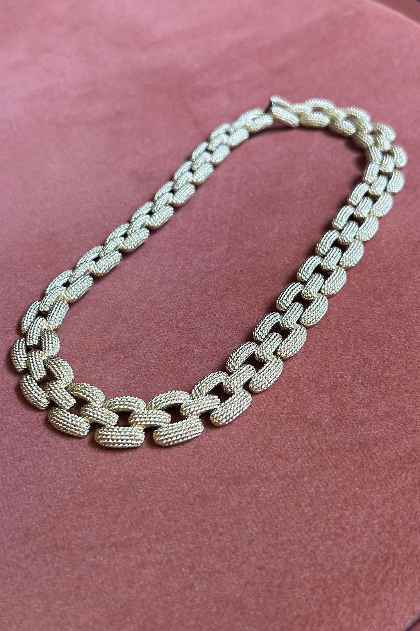 Vintage Monet 1980s Gold-Tone Chain Necklace
