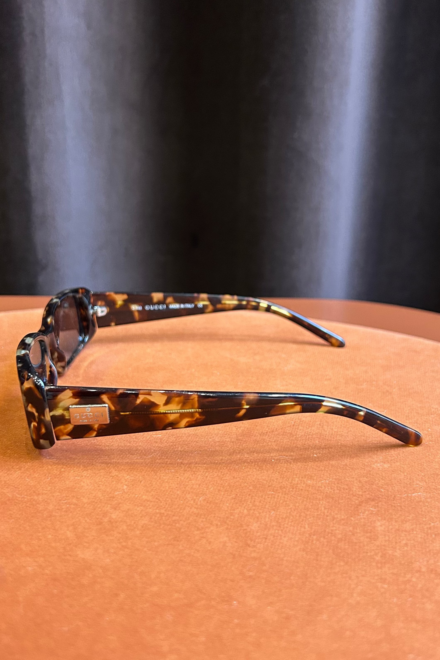 Vintage Gucci Rectangular Tortoiseshell Sunglasses